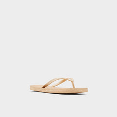 Aldo Aloomba Gold Women's Flats - Flip flop