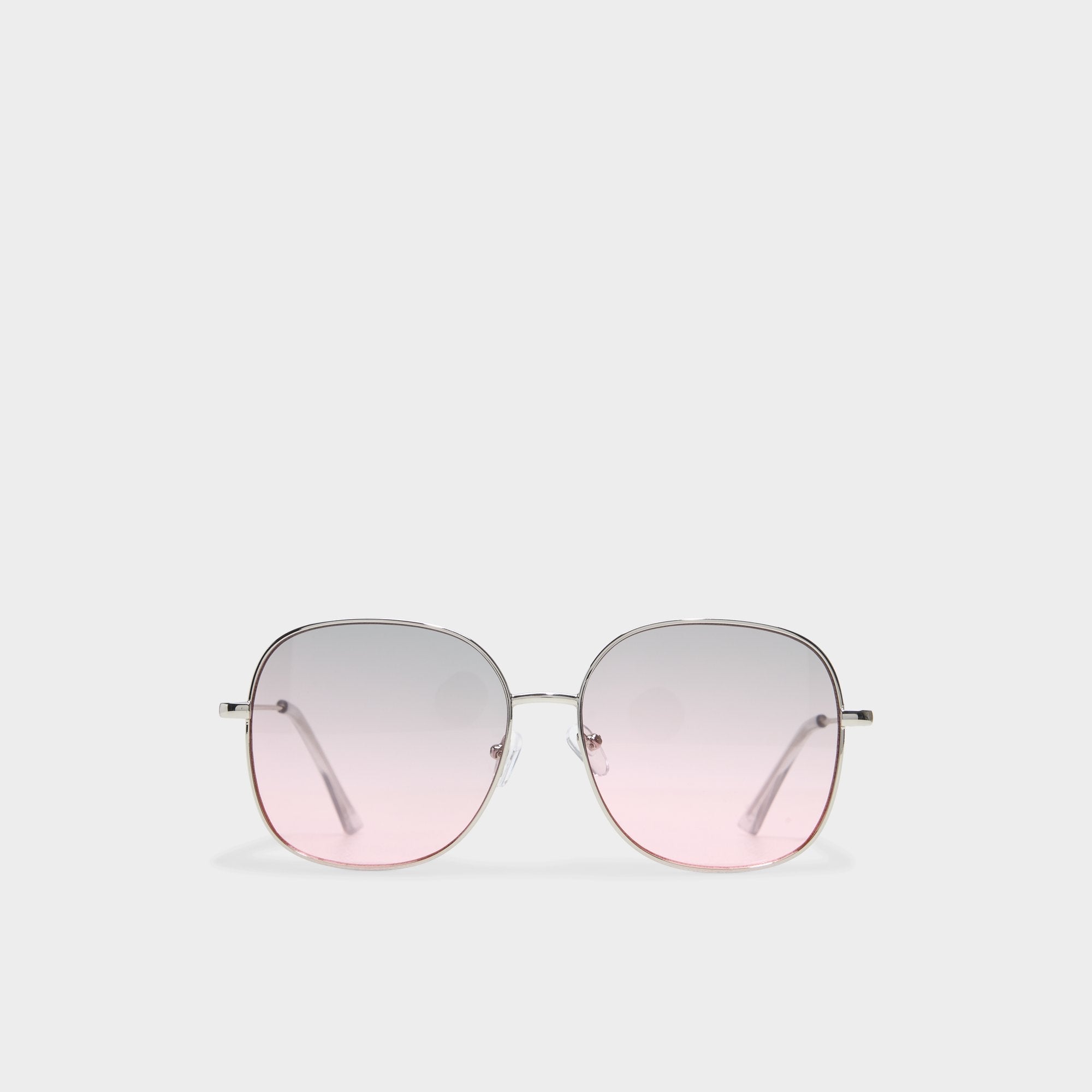 Aldo Grasien Silver Women's Square - Square sunglasses