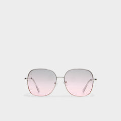 Aldo Grasien Silver Women's Square - Square sunglasses