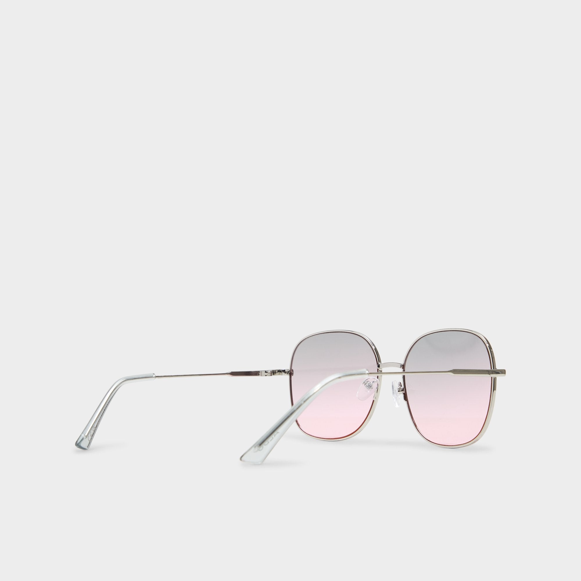 Aldo Grasien Silver Women's Square - Square sunglasses