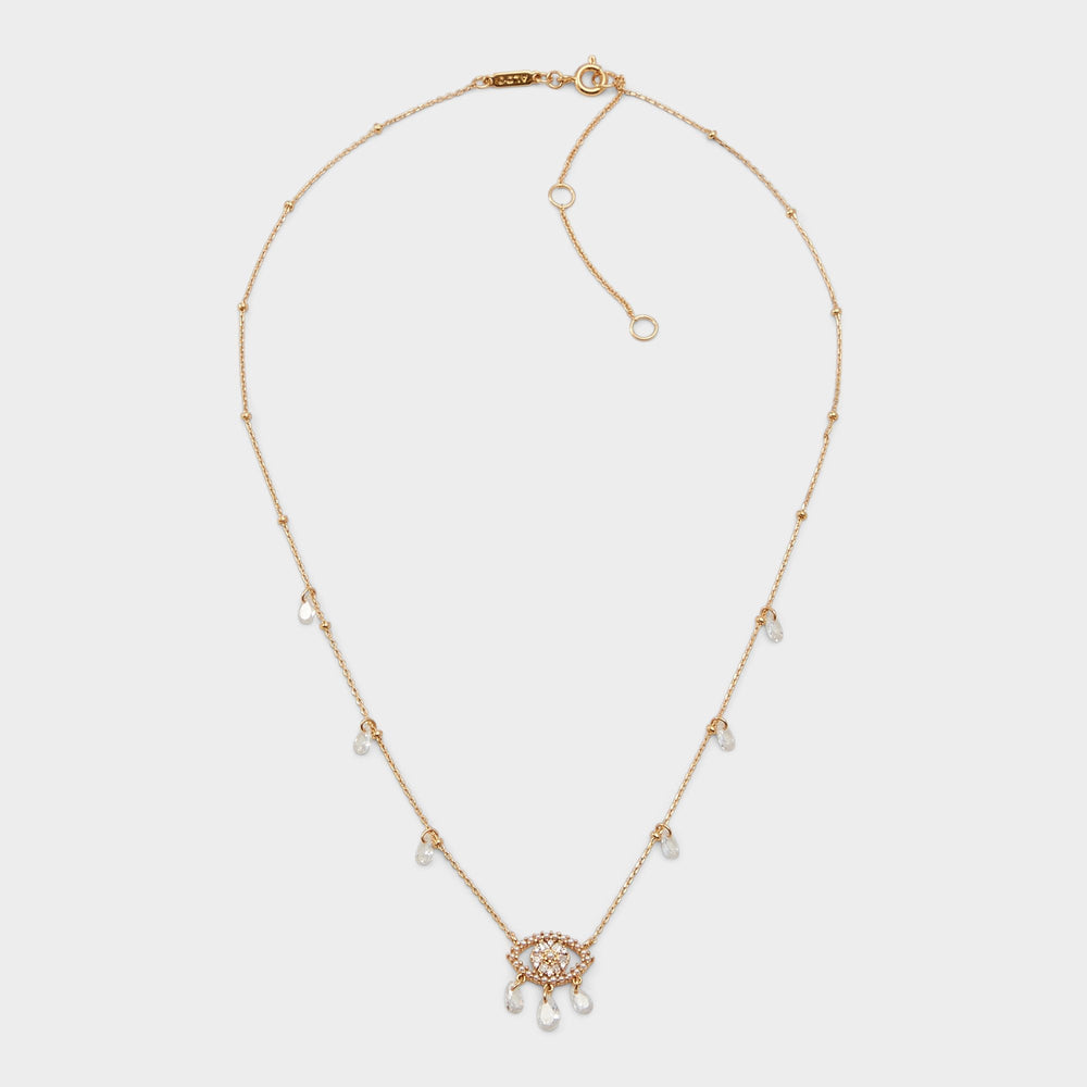 Aldo Umiramas Light Blue Women's Cubic Zirconia - Necklace