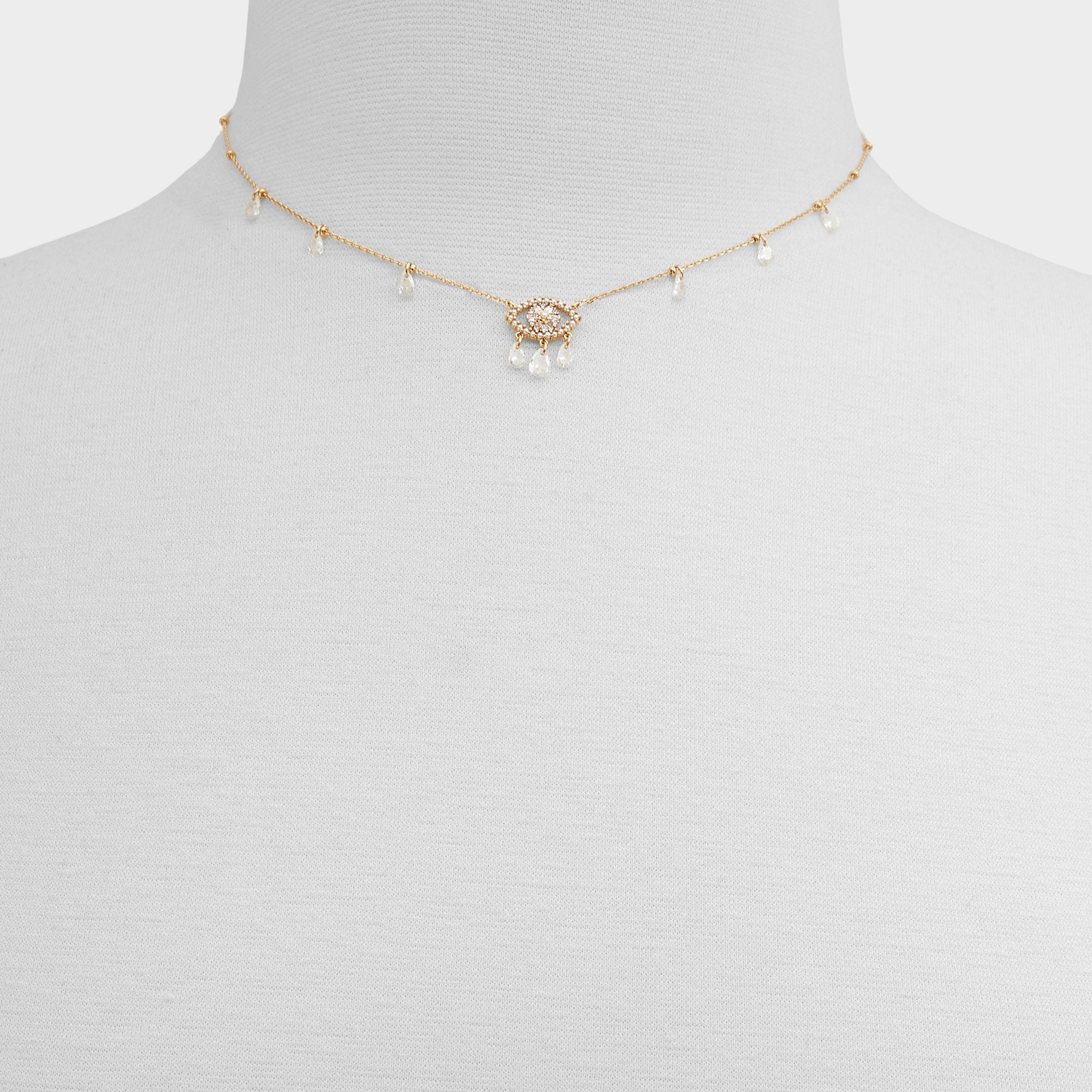 Aldo Umiramas Light Blue Women's Cubic Zirconia - Necklace