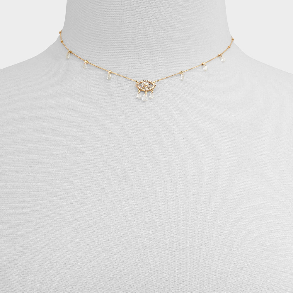 Aldo Umiramas Light Blue Women's Cubic Zirconia - Necklace