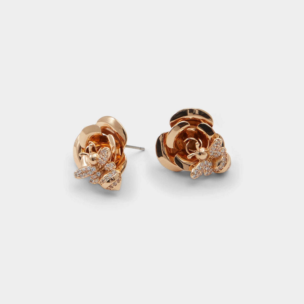 Aldo Bumblebees Gold/Clear Multi Women's Earrings - Earrings