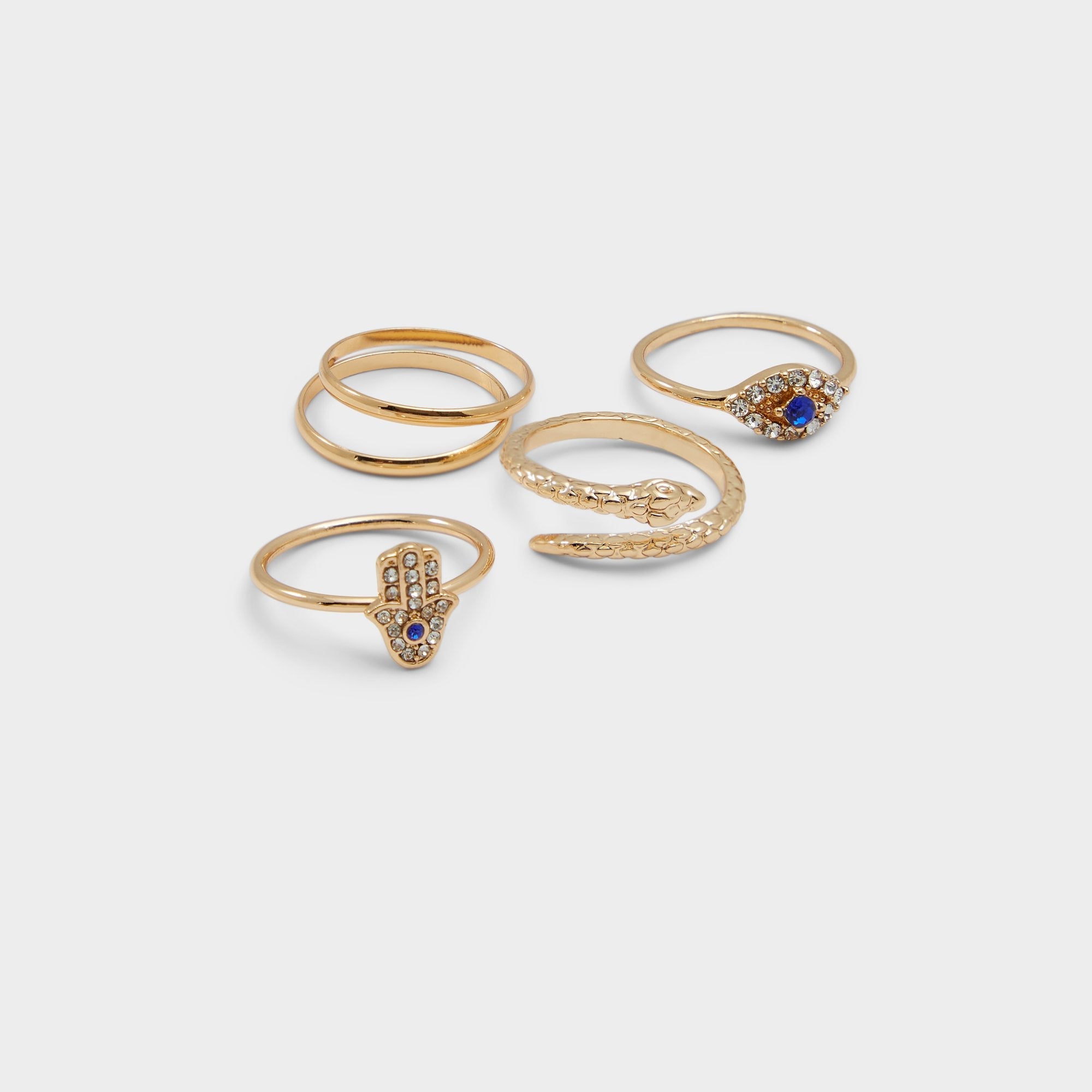 Aldo Eyeenvy Light Blue Women's Rings - Stackable rings