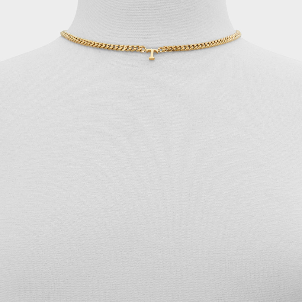Aldo Yourletters Medium Yellow Women's Necklaces - Necklace