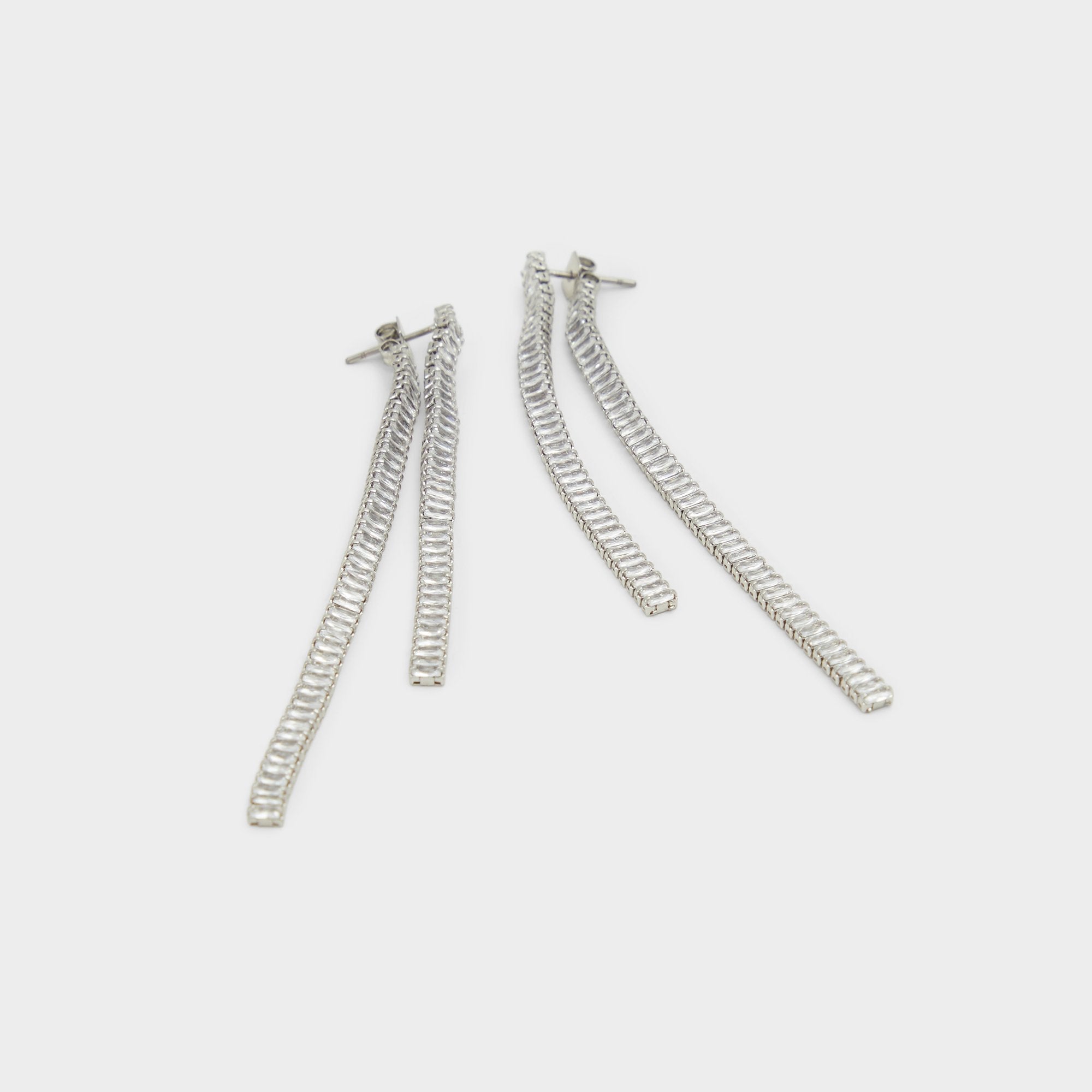 Aldo Svetna Silver/Clear Multi Women's Earrings - Drop earrings