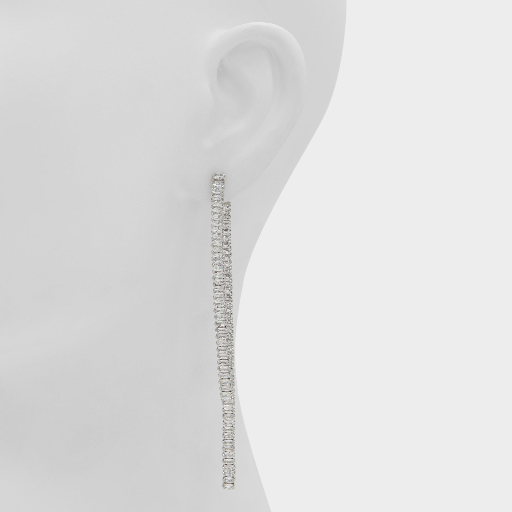 Aldo Svetna Silver/Clear Multi Women's Earrings - Drop earrings
