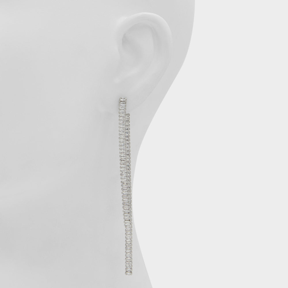 Aldo Svetna Silver/Clear Multi Women's Earrings - Drop earrings