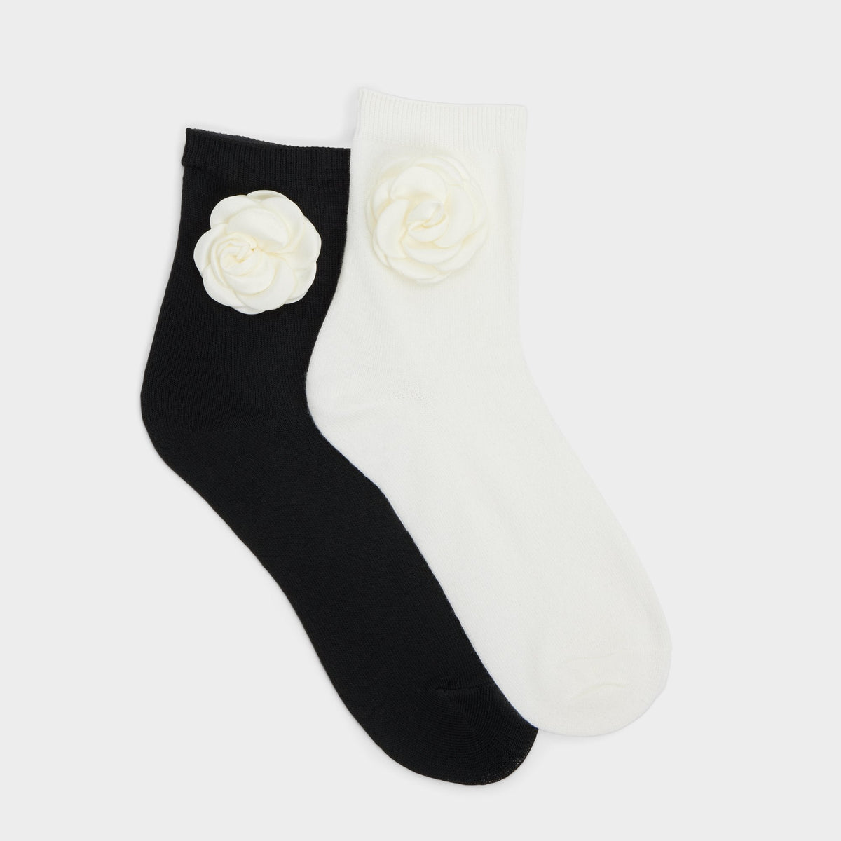 Aldo Rosettesocks Black/White Women's Socks - Socks