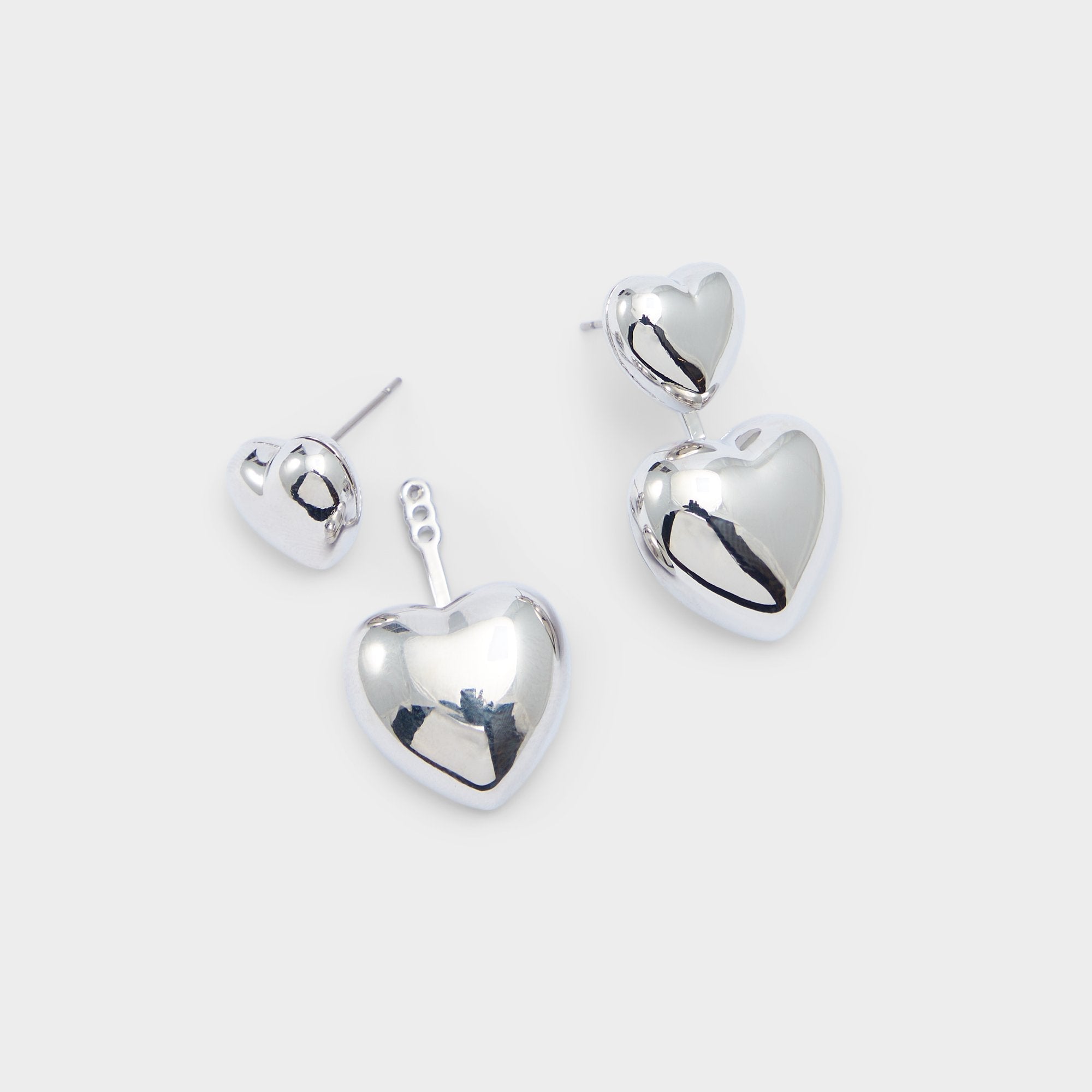 Aldo Lovebling Silver/Clear Multi Women's Earrings - Earrings