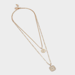Aldo Naewin Gold/Clear Multi Women's Necklaces - Layered necklace