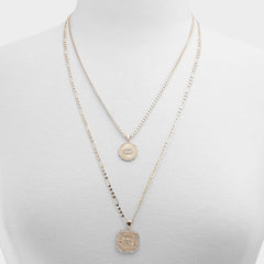 Aldo Naewin Gold/Clear Multi Women's Necklaces - Layered necklace