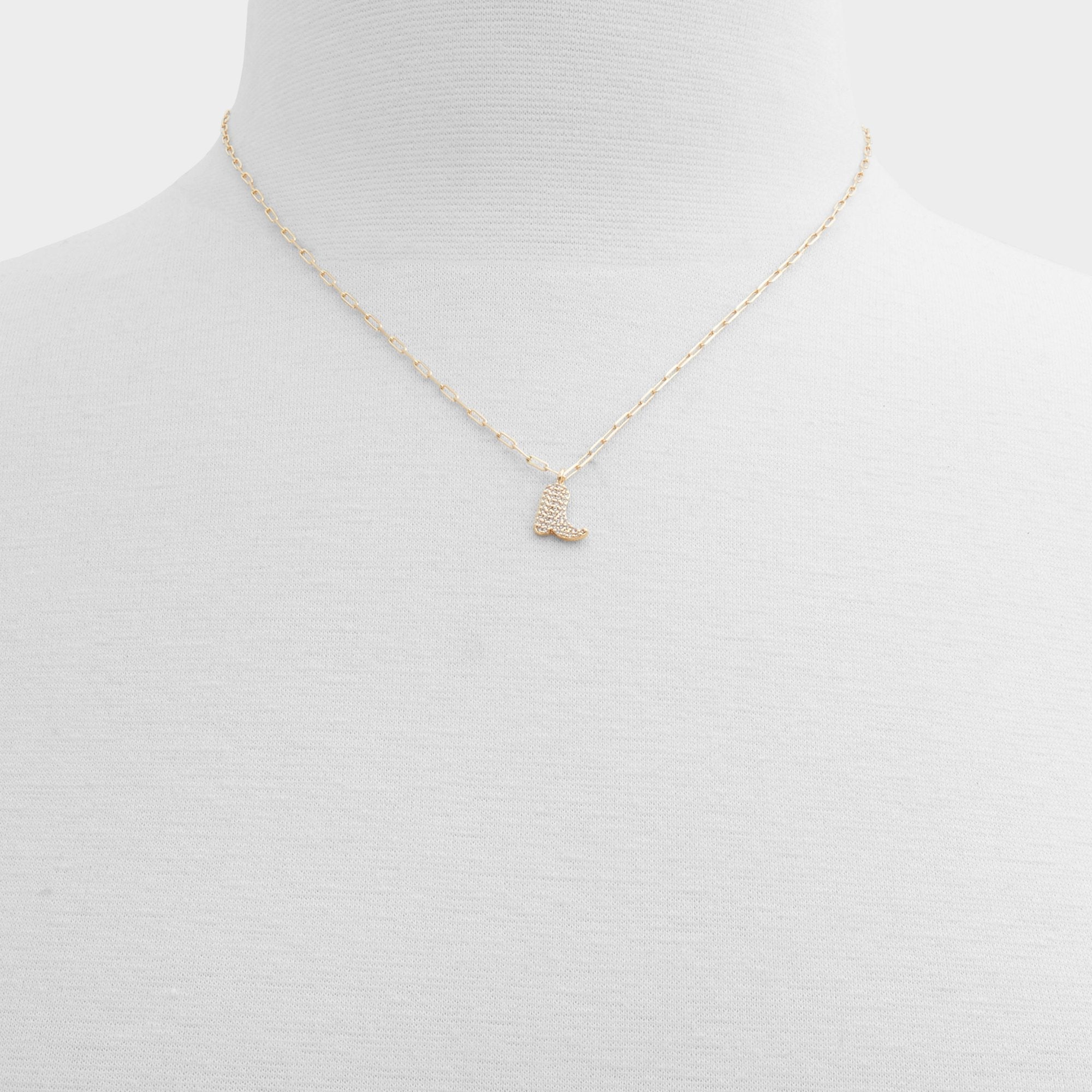 Aldo Lassolove Gold/Clear Multi Women's Necklaces - Pendant necklace