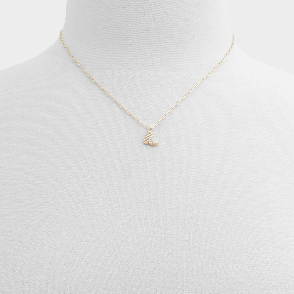 Aldo Lassolove Gold/Clear Multi Women's Necklaces - Pendant necklace
