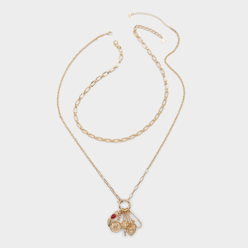 Aldo Bellari in Gold - Charm necklace