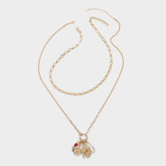 Aldo Bellari in Gold - Charm necklace
