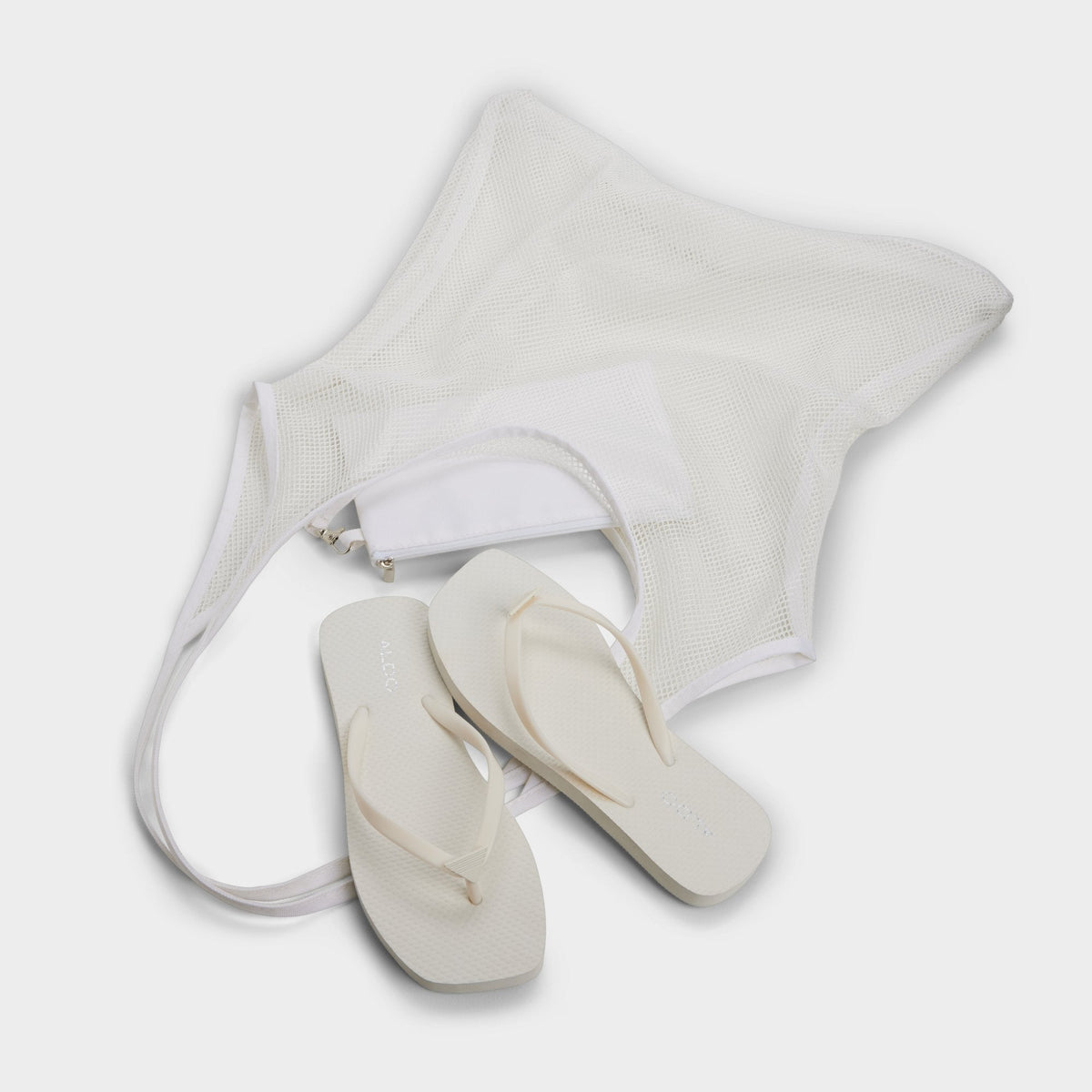 Aldo Beachready White Women's Jelly Sandals & Flip Flops - Flip flop