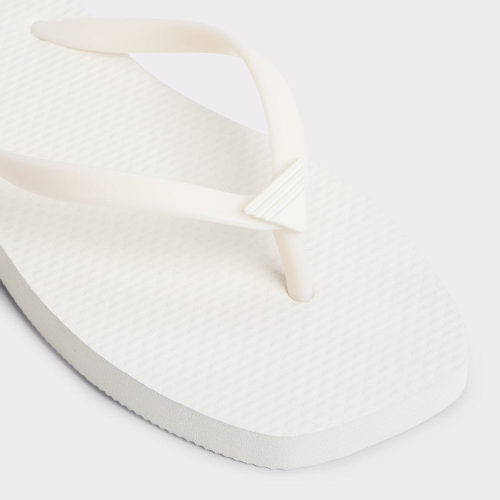 Aldo Beachready White Women's Jelly Sandals & Flip Flops - Flip flop