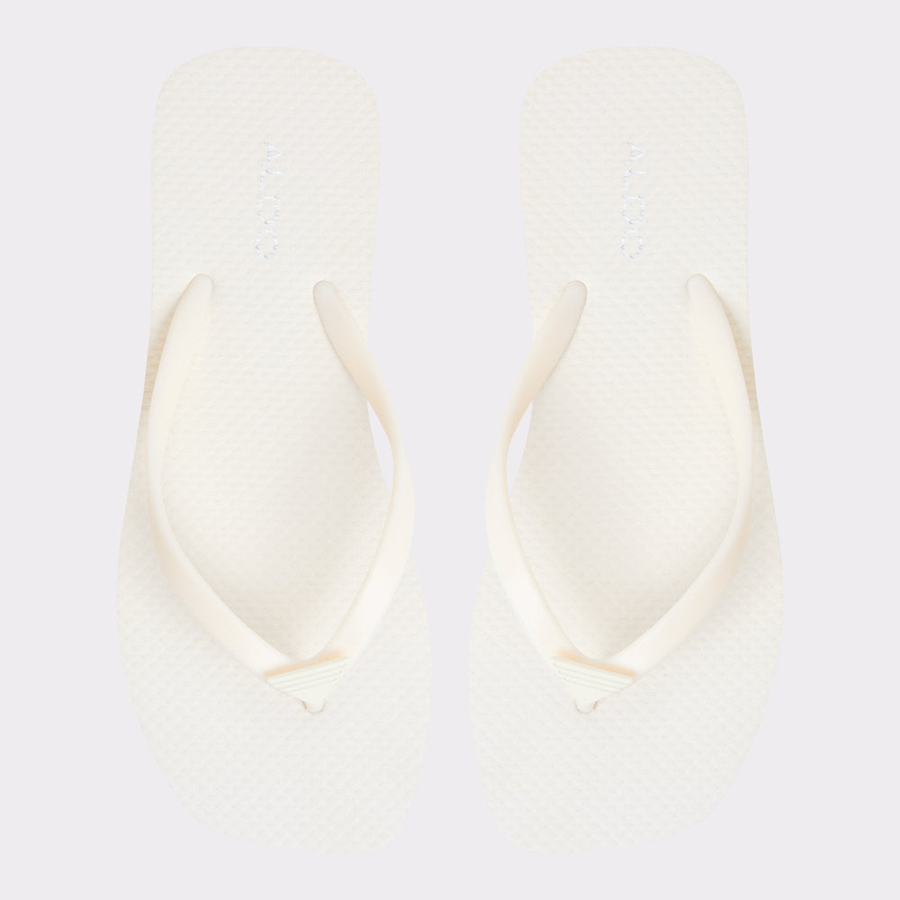 Aldo Beachready White Women's Jelly Sandals & Flip Flops - Flip flop
