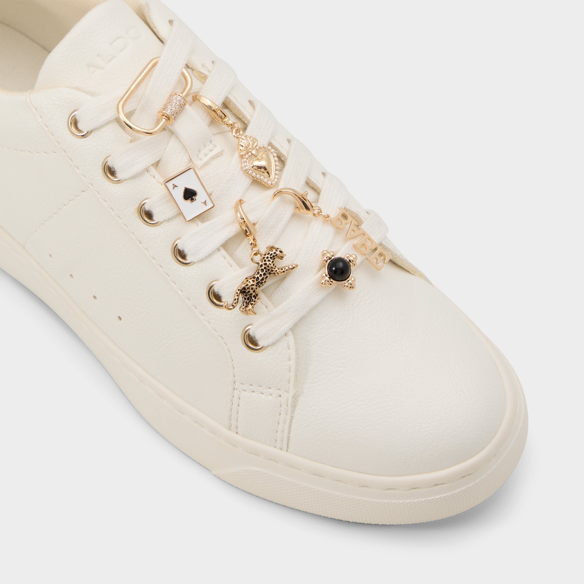 Aldo Wildcard in Black Gold Multi - Shoe charms