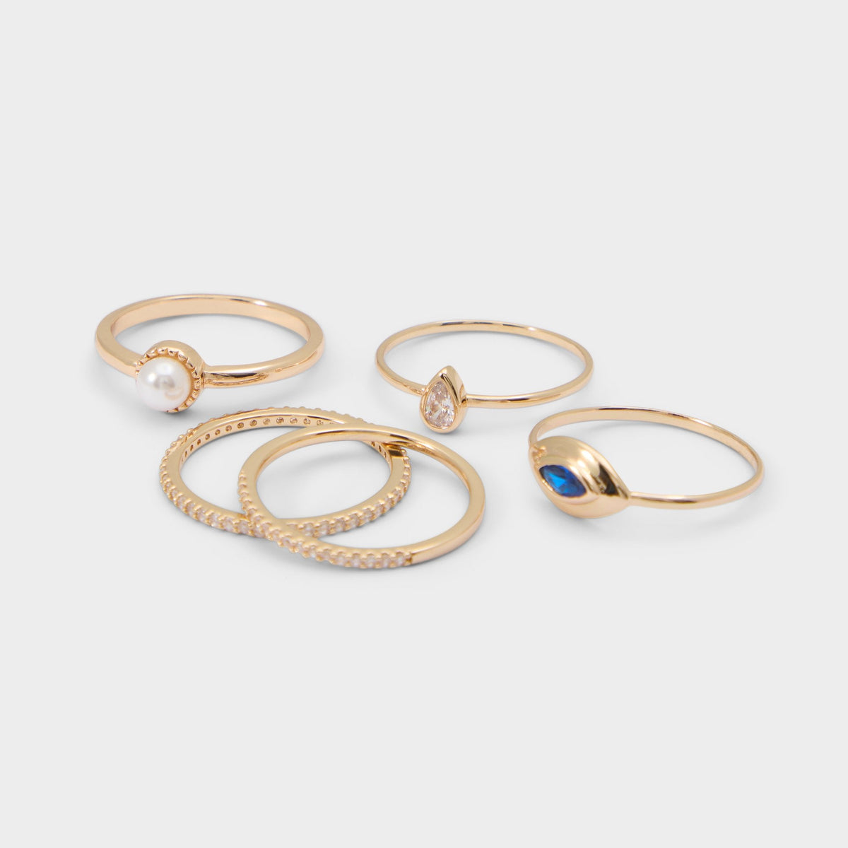 Aldo Auraeye in Light Blue - Stackable rings