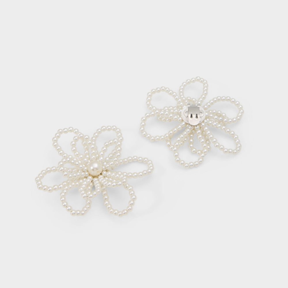 Aldo Flowerclip in Ice - Decorative shoe clip