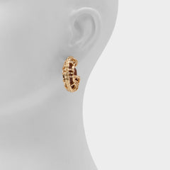 Aldo Cagedhoop in Other Brown - Hoop earrings