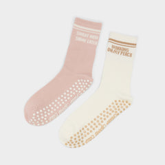 Aldo Pilatesclub in Light Pink - Pilates socks