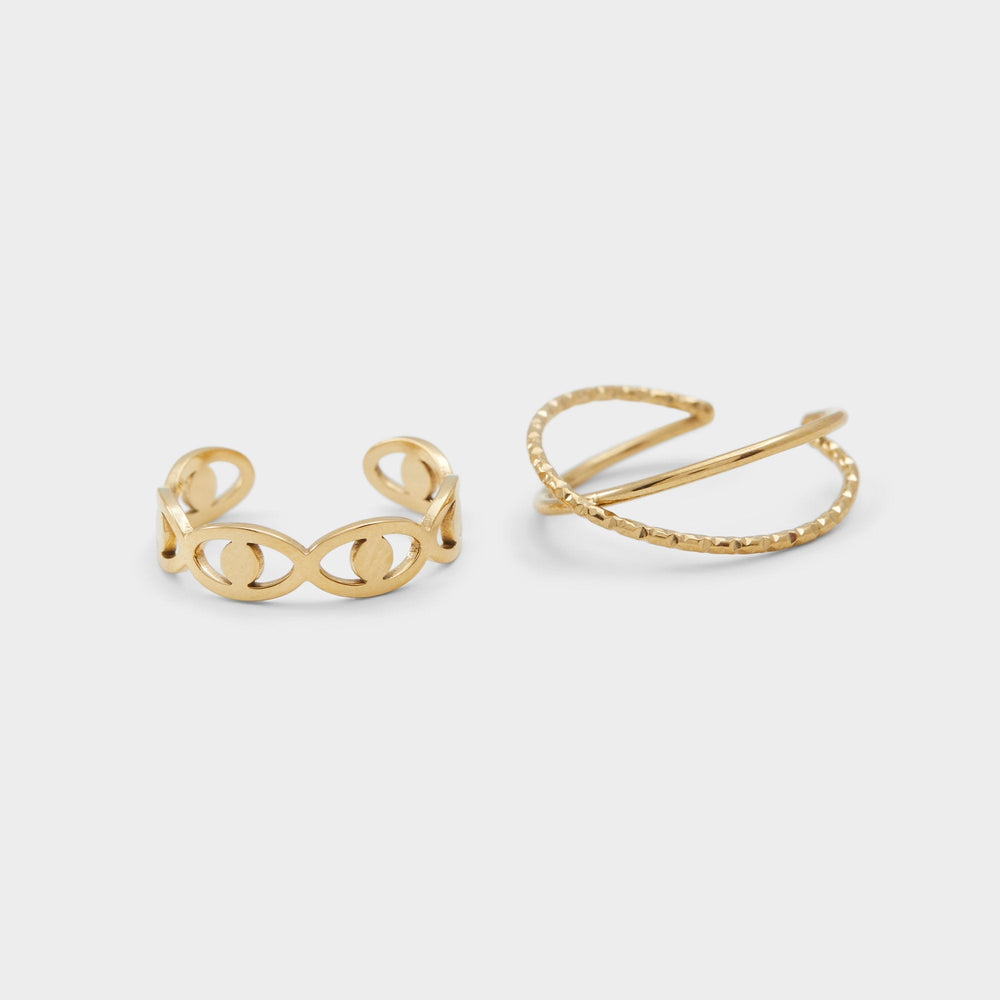 Aldo Twisted Gold Women's Stainless Steel - Toe ring