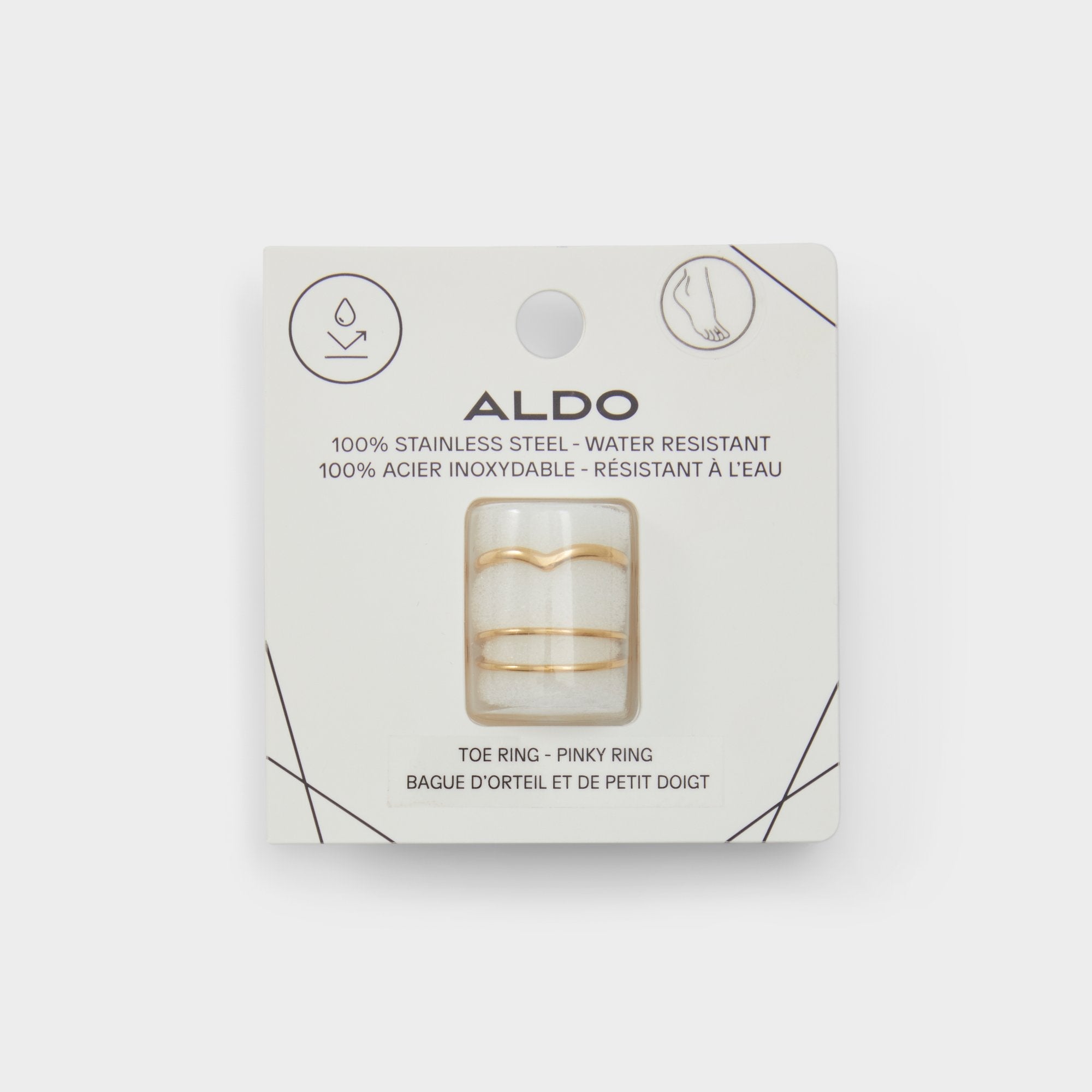 Aldo Ardgowan Gold Women's Stainless Steel - Toe ring