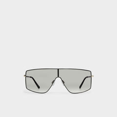 Aldo Priren Black/Gold Multi Women's Shield - Shield sunglasses