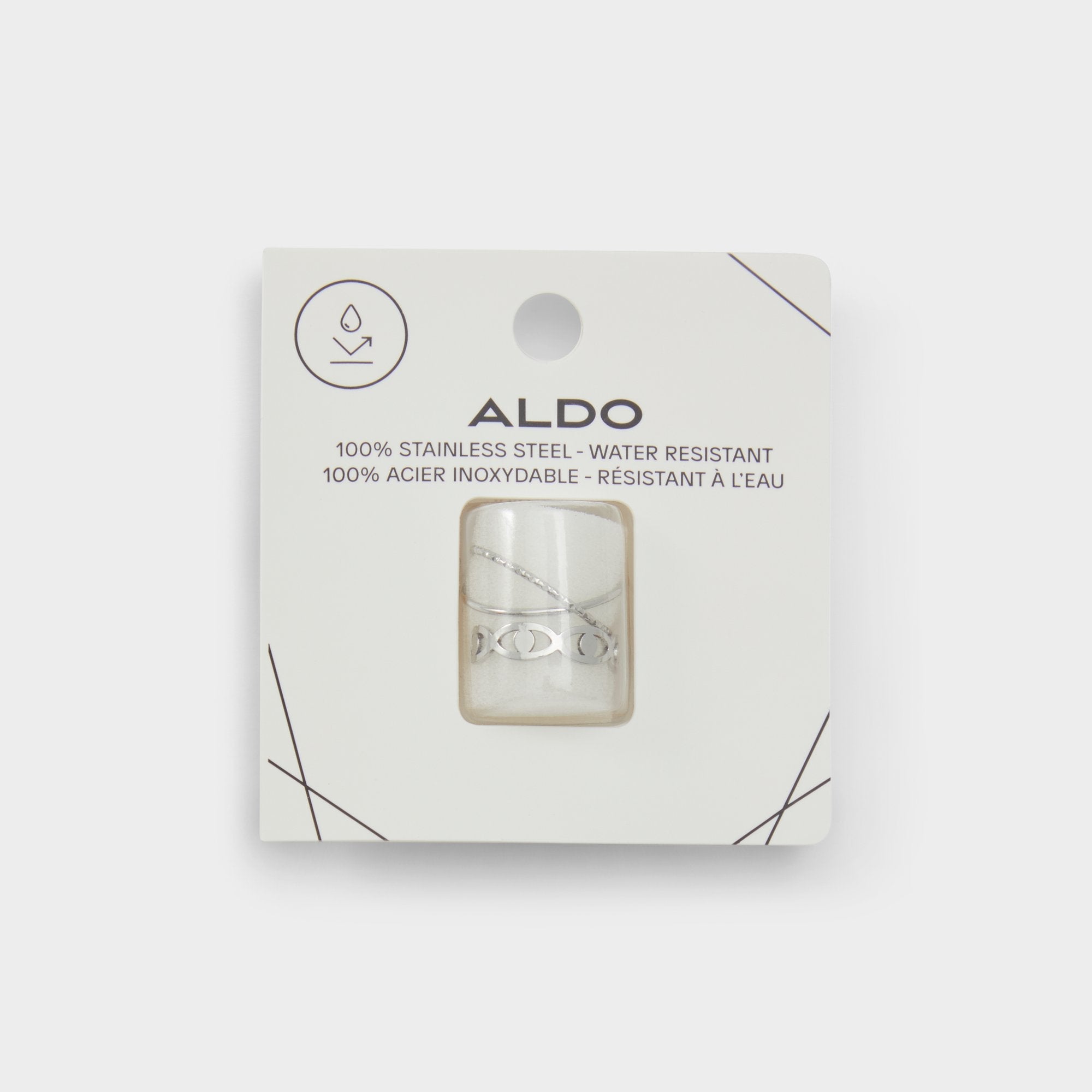 Aldo Twisted Silver Women's Rings - Toe ring