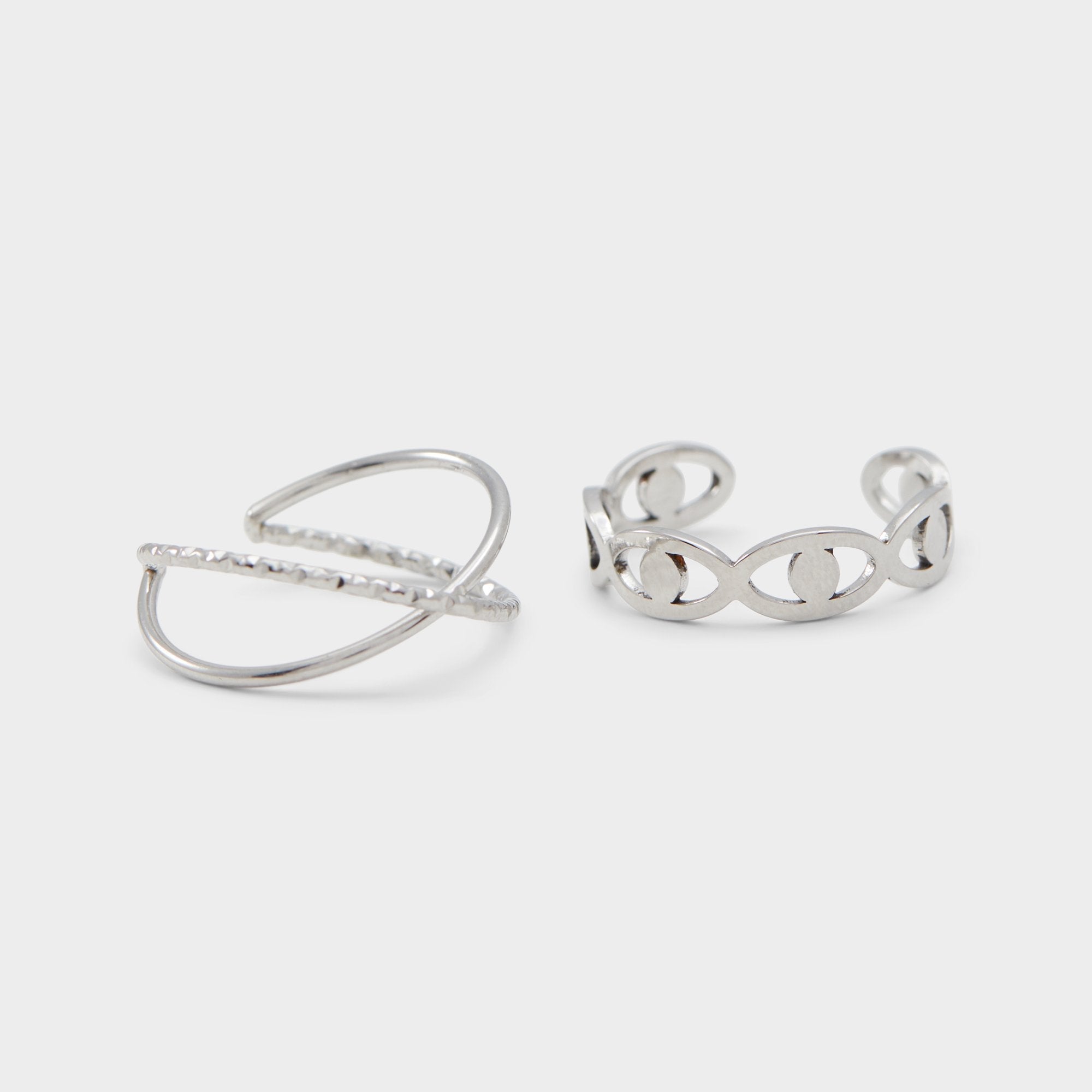 Aldo Twisted Silver Women's Rings - Toe ring