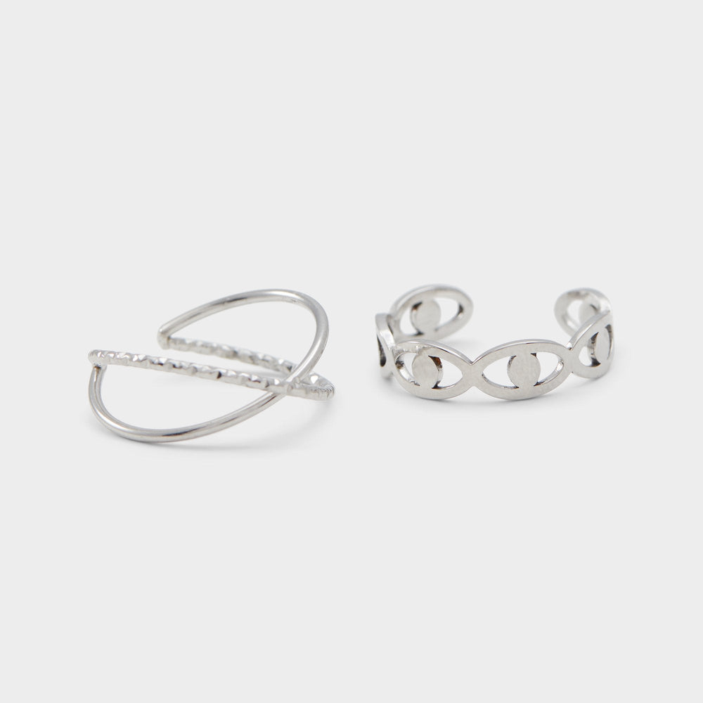 Aldo Twisted Silver Women's Rings - Toe ring