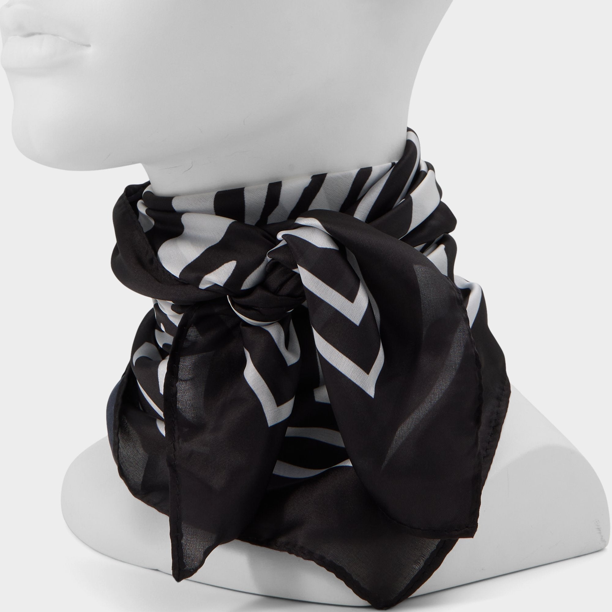 Aldo Zebria Black/White Women's Scarves - Scarf