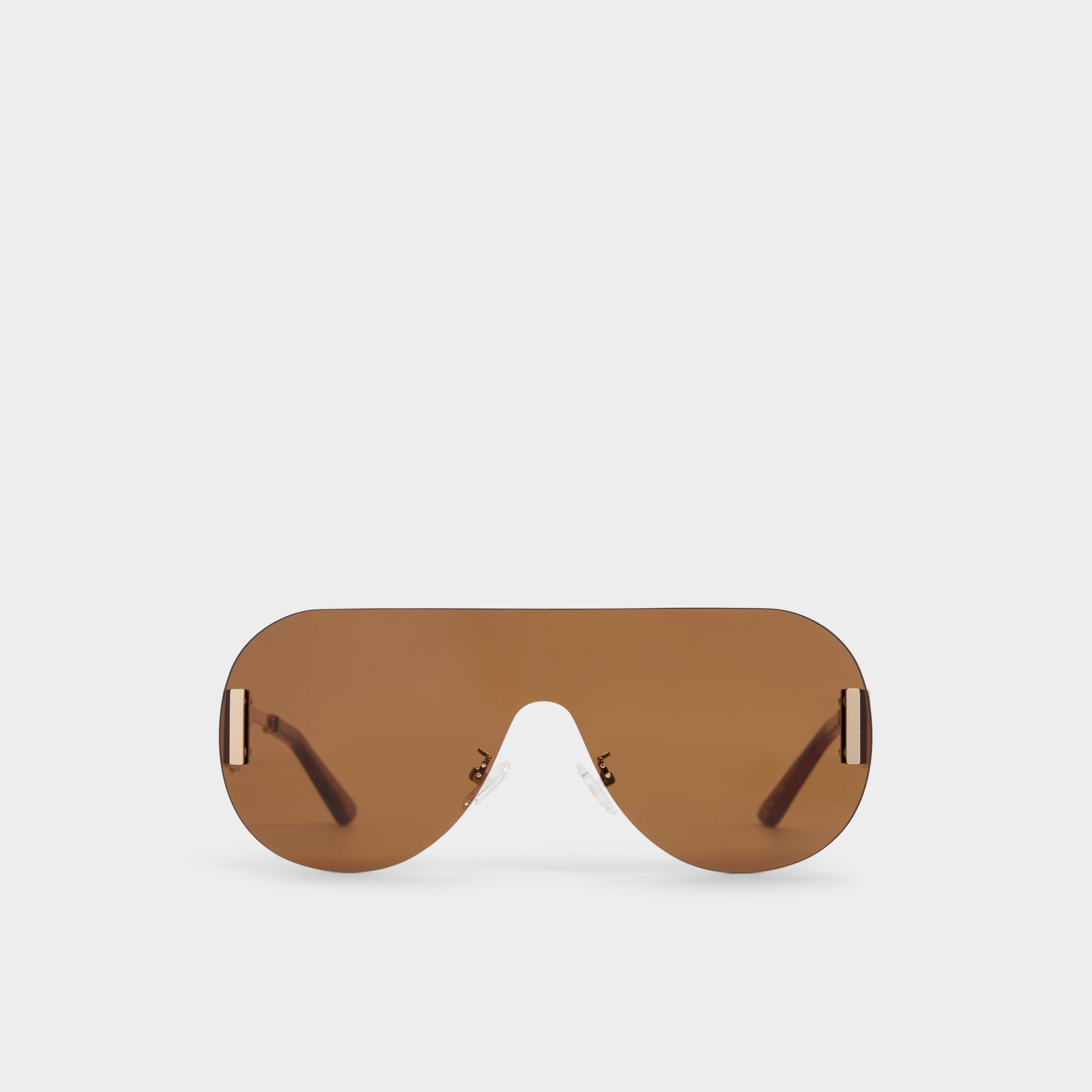 Aldo Agrocan Brown Women's Shield - Shield sunglasses