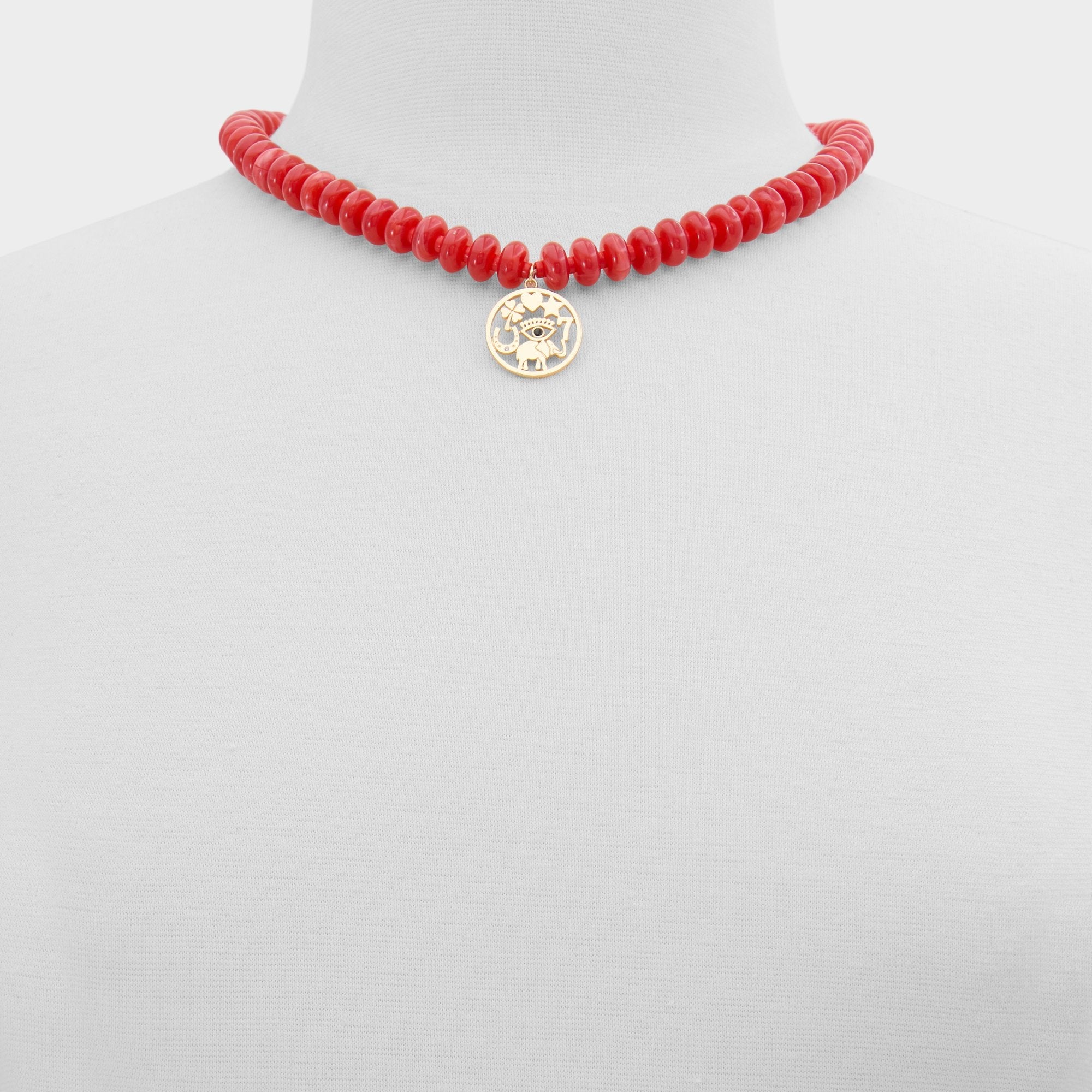 Aldo Myluckycharm in Red - Pendant necklace