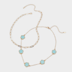 Aldo Feelinblue Turquoise Women's Necklaces - Layered necklace