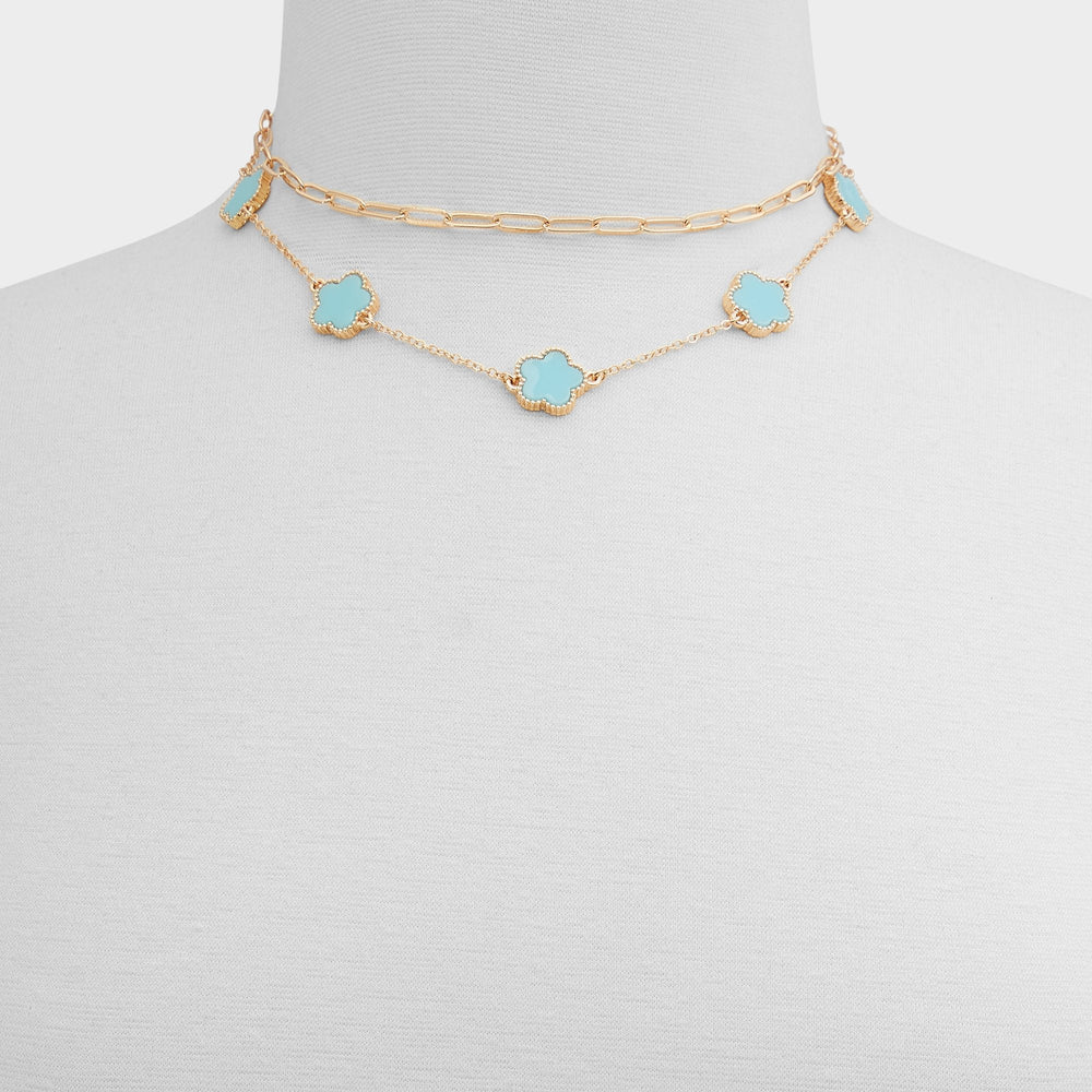 Aldo Feelinblue Turquoise Women's Necklaces - Layered necklace