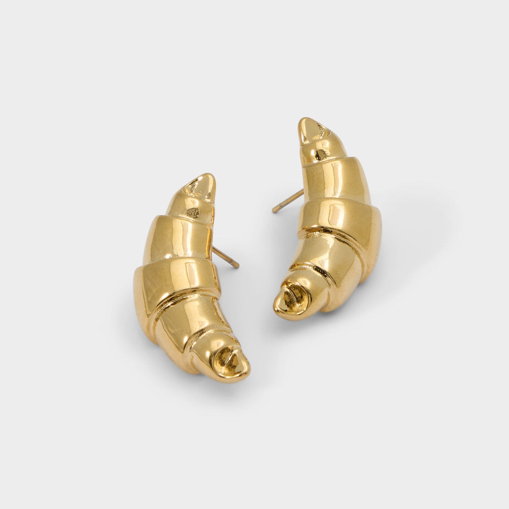 Aldo Croissants Gold Women's Stainless Steel - Button earrings