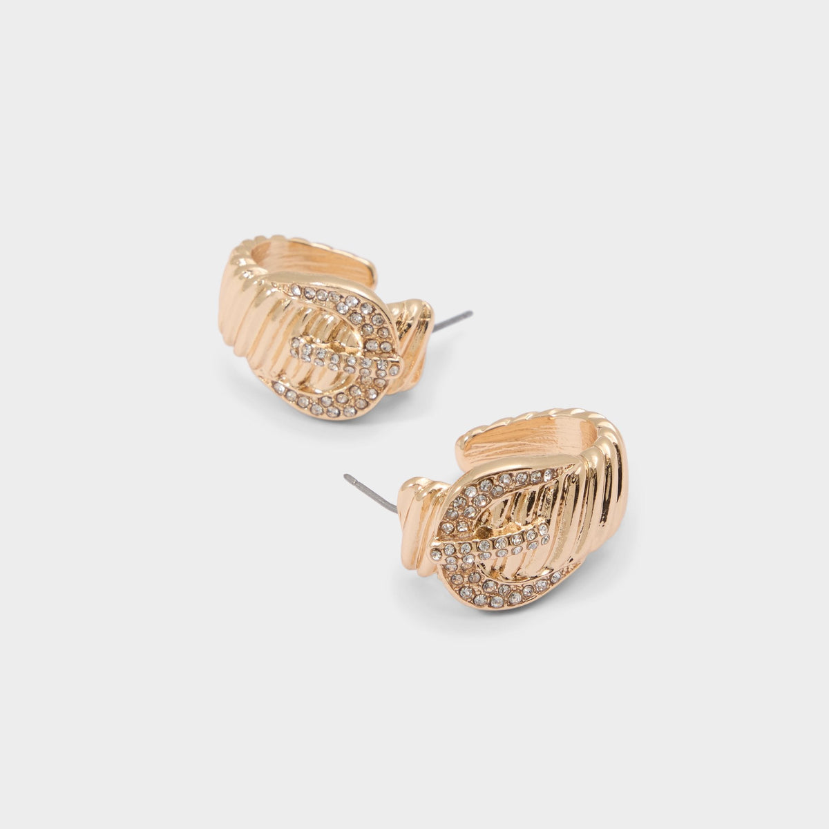 Aldo Cintura in Gold Clear Multi - Hoop earrings