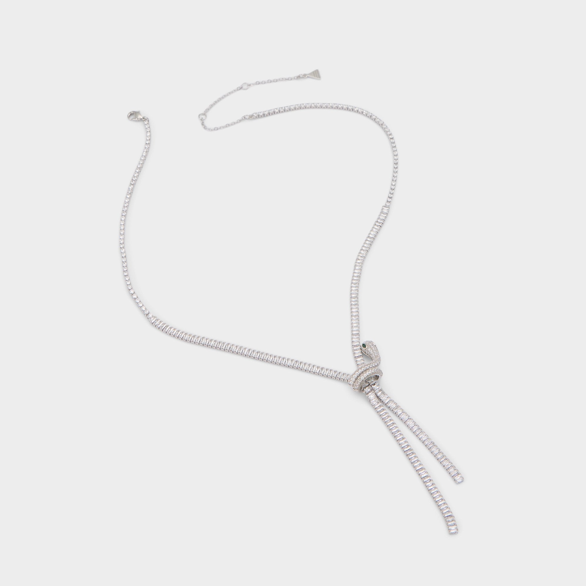 Aldo Venomarra in Silver Clear Multi - Statement necklace