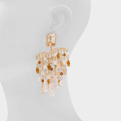 Aldo Goldest in Champagne - Chandelier earrings