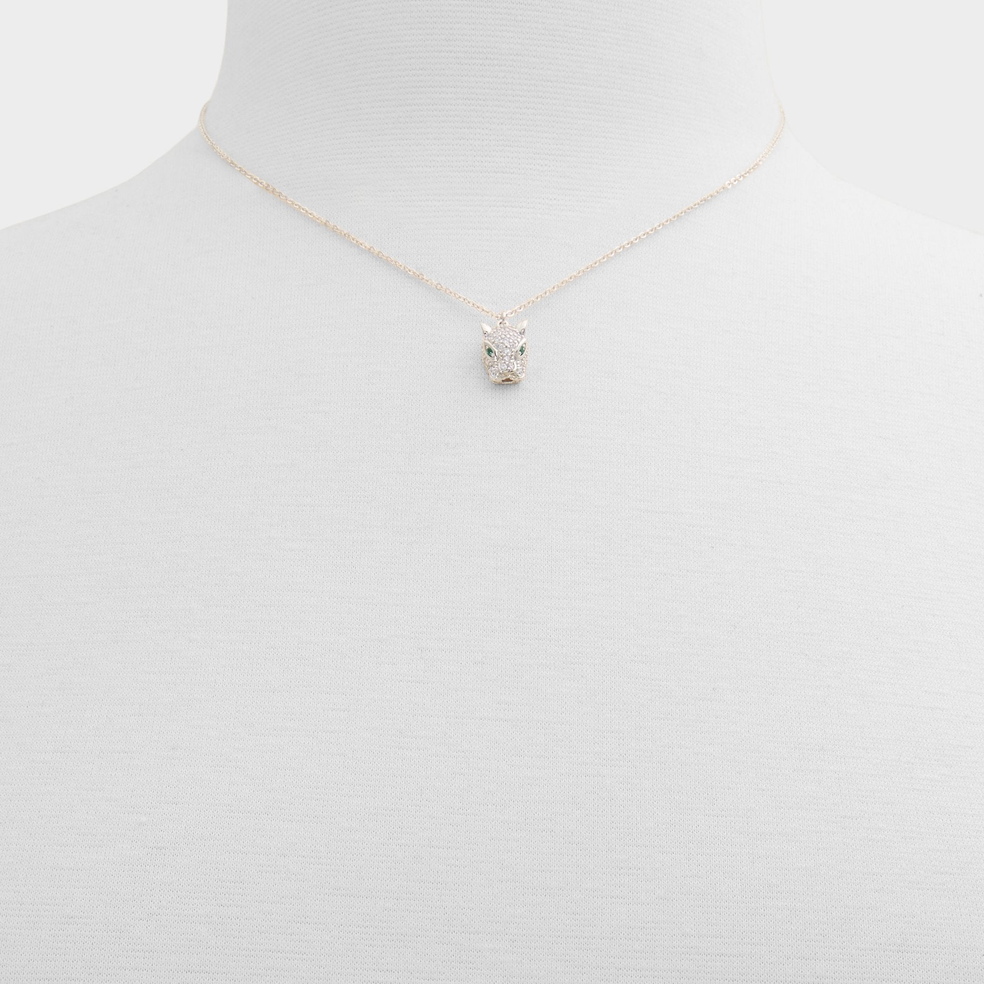 Aldo Jerarewien in Silver Clear Multi - Necklace