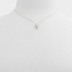 Aldo Jerarewien in Silver Clear Multi - Necklace