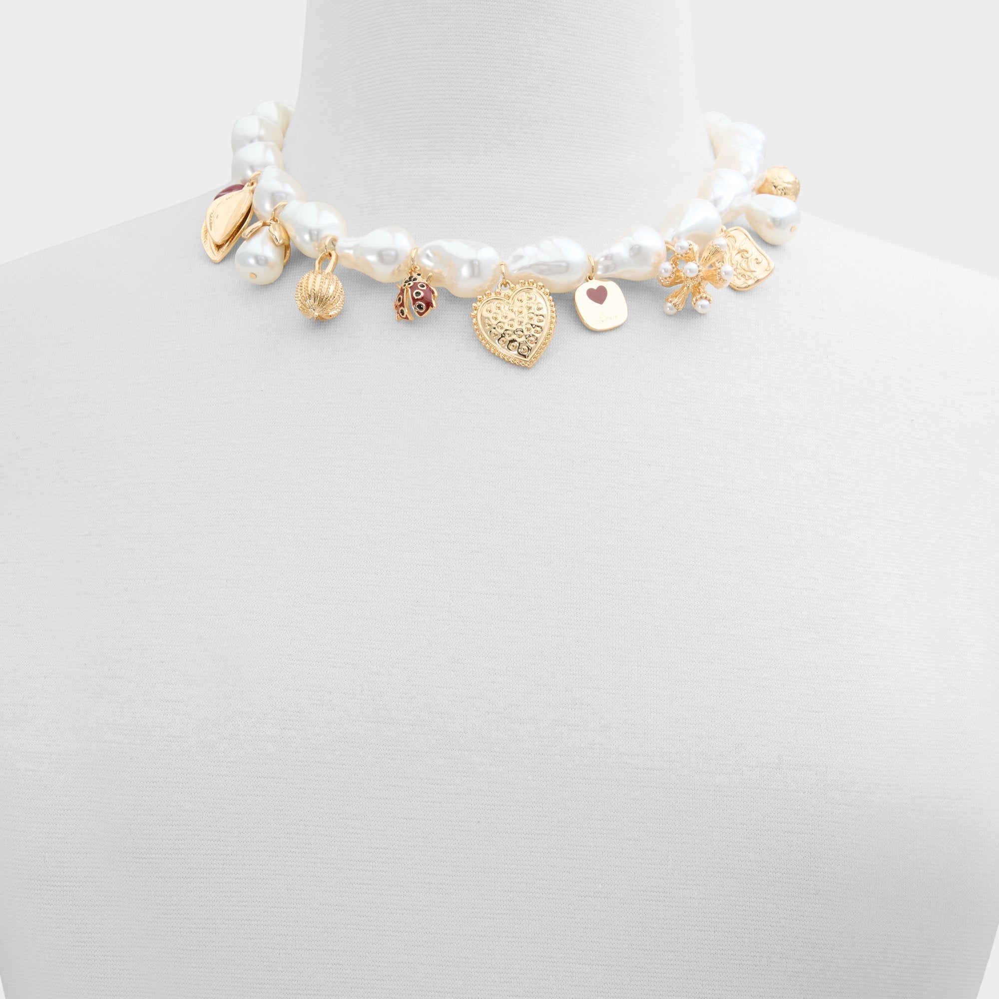 Aldo Charmsinlove Red Women's Necklaces - Charm necklace