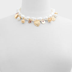 Aldo Charmsinlove Red Women's Necklaces - Charm necklace