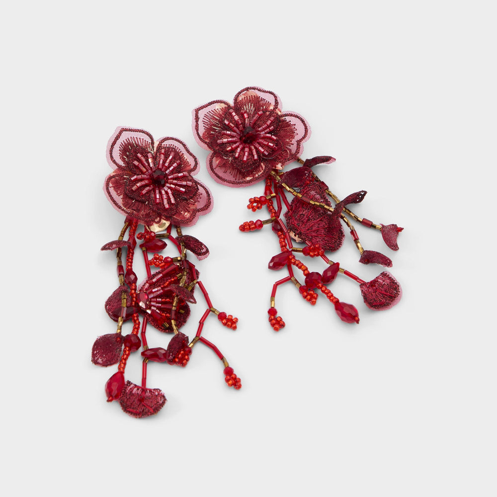 Aldo Bloomorra in Bordo - Statement earrings