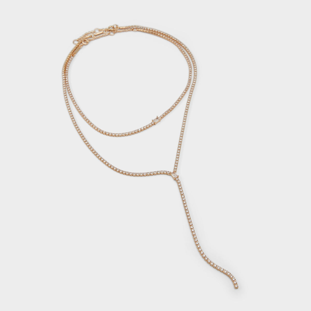 Aldo Alata Gold/Clear Multi Women's Cubic Zirconia - Necklace